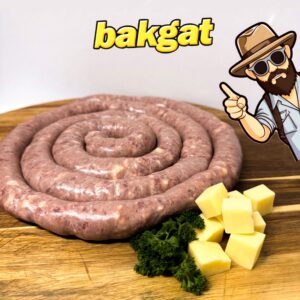 Bakgat 500g cheese boerewors